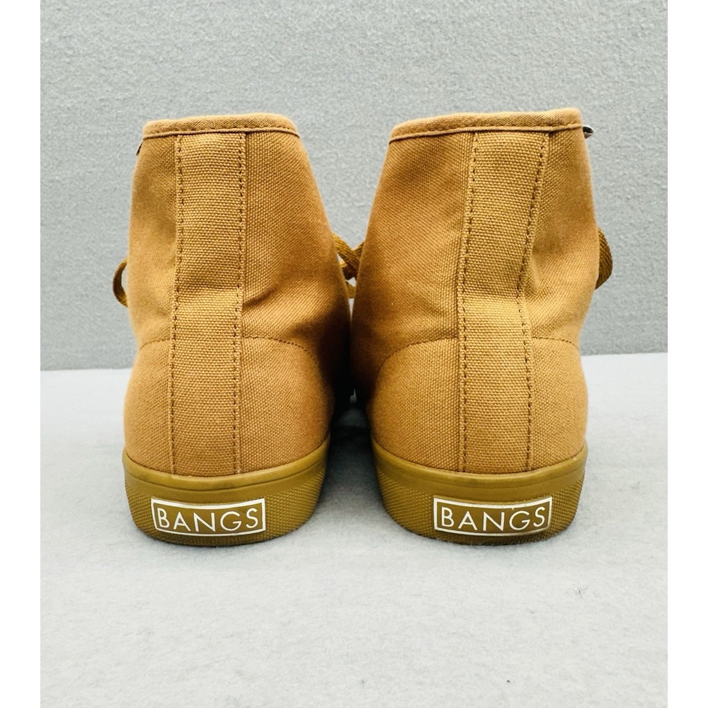 EUC BANGS Unisex Sneakers Sahara Sand Men 8 Women 9.5 High Top Canvas Shoes - Picture 4 of 7